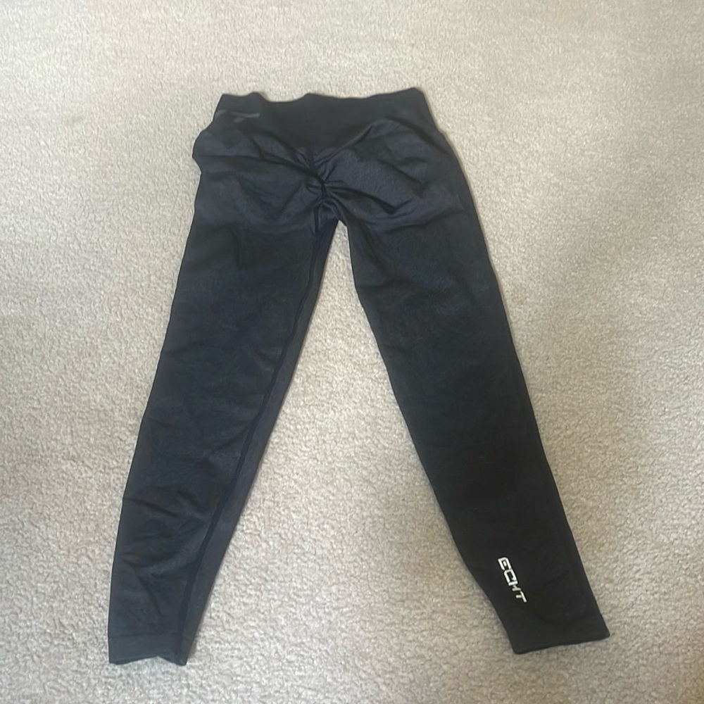 Echt Arise butt scrunch gym leggings grey size L basically new!
